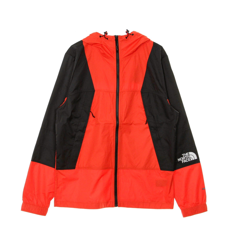 Herren Mountain Light Windshell Jkt Windjacke in feurigem Rot/Schwarz