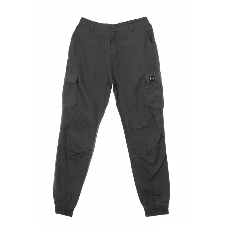 Lange Herren-Cargo-Ripstop-Hose Anthrazit