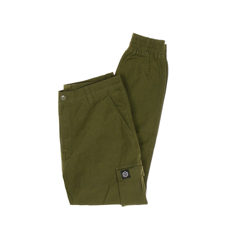 Lange Herren-Cargohose Ripstop Grun