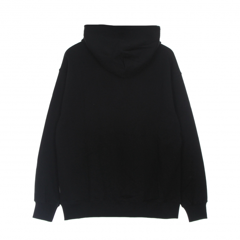 Leichtes Herren-Kapuzenpullover mit Logo-Flammen-Hoodie in Schwarz