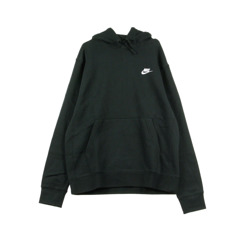 Herren Sportswear Club Fleece Hoodie Schwarz/Schwarz/WeiB