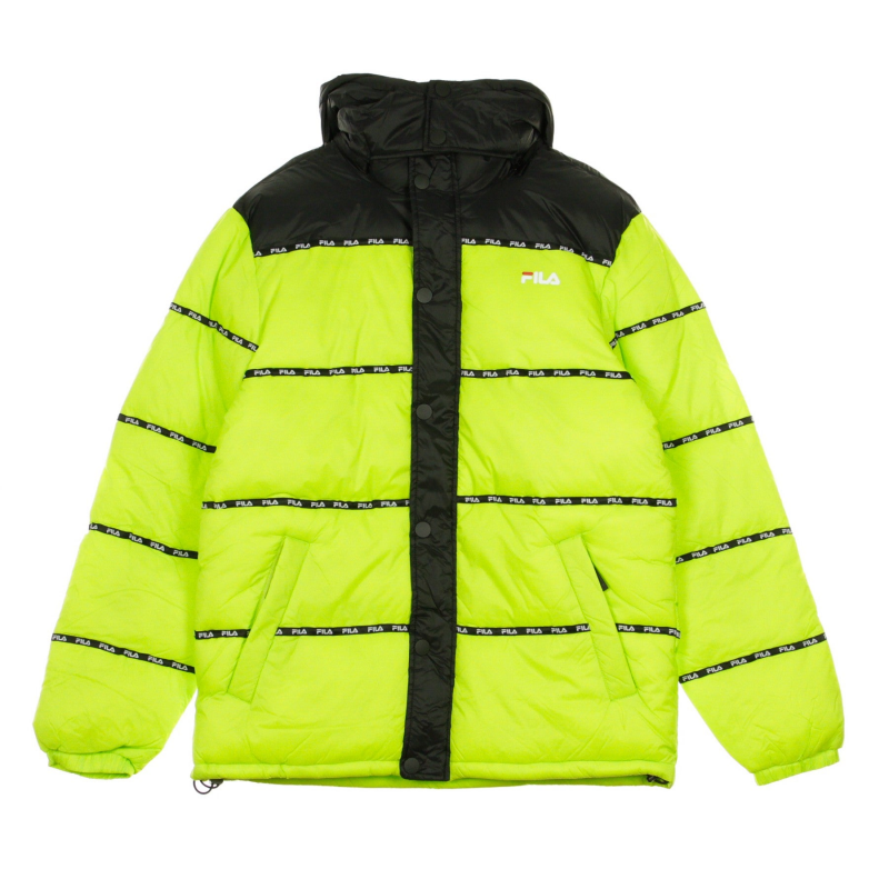Tatsuji Puff Jacket Herren Daunenjacke Acid Lime/Schwarz