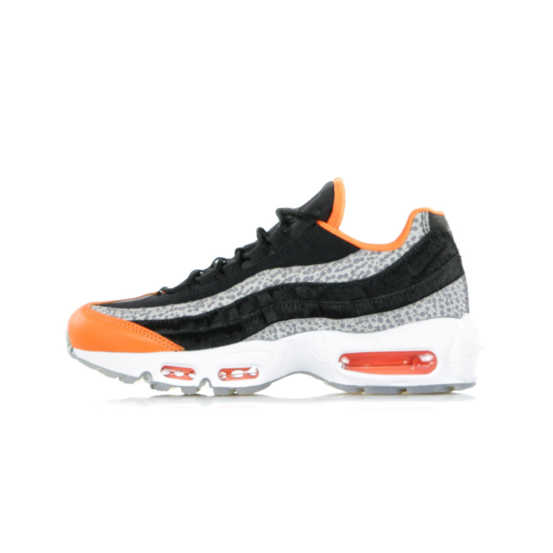 Air Max 95 Herren-Halbschuh Schwarz/Schwarz/Granit/Sicherheitsorange
