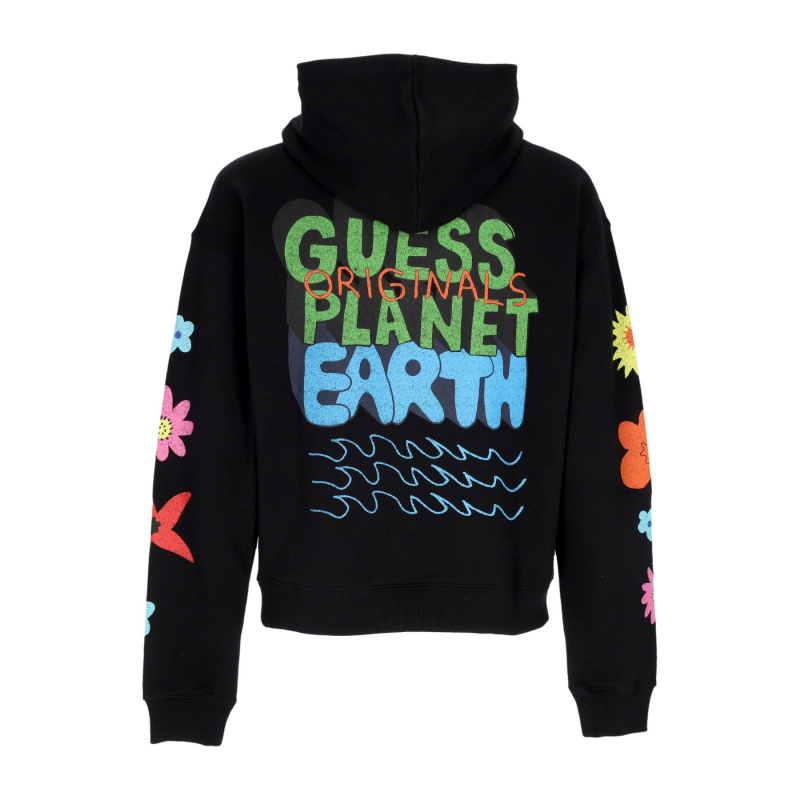 Go Earth Day Sunshine Hoodie Jet Black Leichter Herren-Hoodie