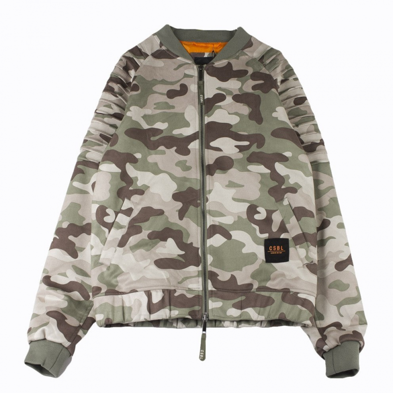 Plissee-Bomberjacke fur Herren