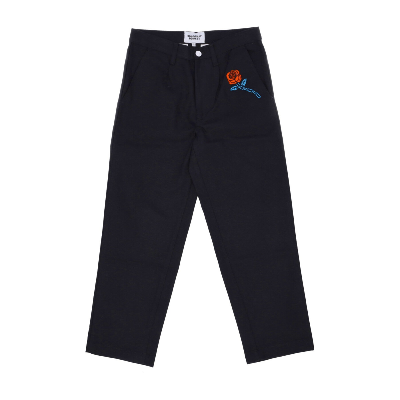 Ewtua Chino Pant Schwarze lange Herrenhose