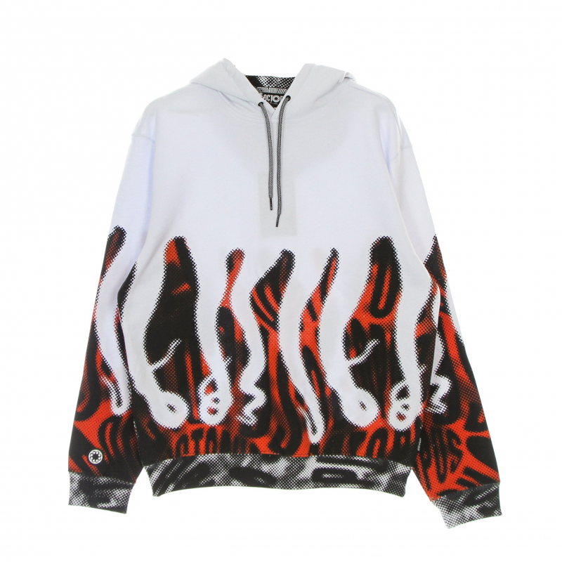 Leichtes Herren-Kapuzenpullover Halftone Sh Hoodie WeiB