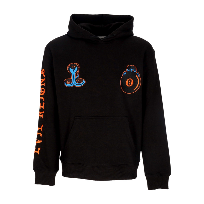 Leichter Herren-Hoodie Eight Ball Hoodie Schwarz