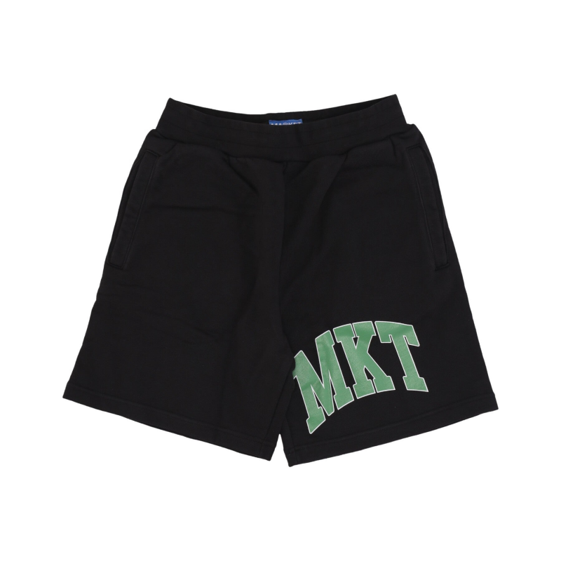Kurze Herren-Jogginghose Arc Sweatshorts in verwaschenem Schwarz