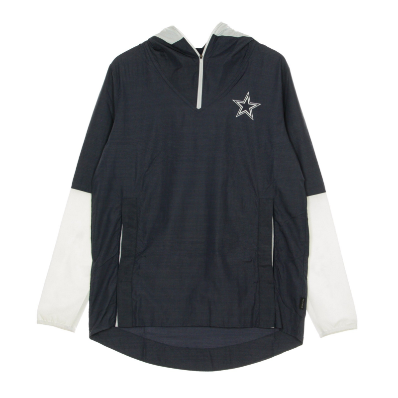 Herausnehmbare Herren-Windjacke, Nfl-Team-Logo, leichte Spielerjacke vor dem Spiel, Dalcow Original-Teamfarben
