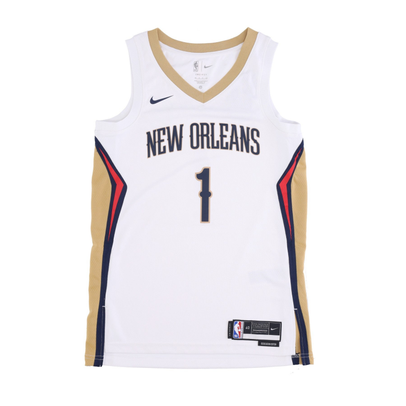 Herren-Basketball-Tanktop Nba Dri-fit Swingman Jersey Association 2022/23 Nr. 1 Zion Williamson Neopel