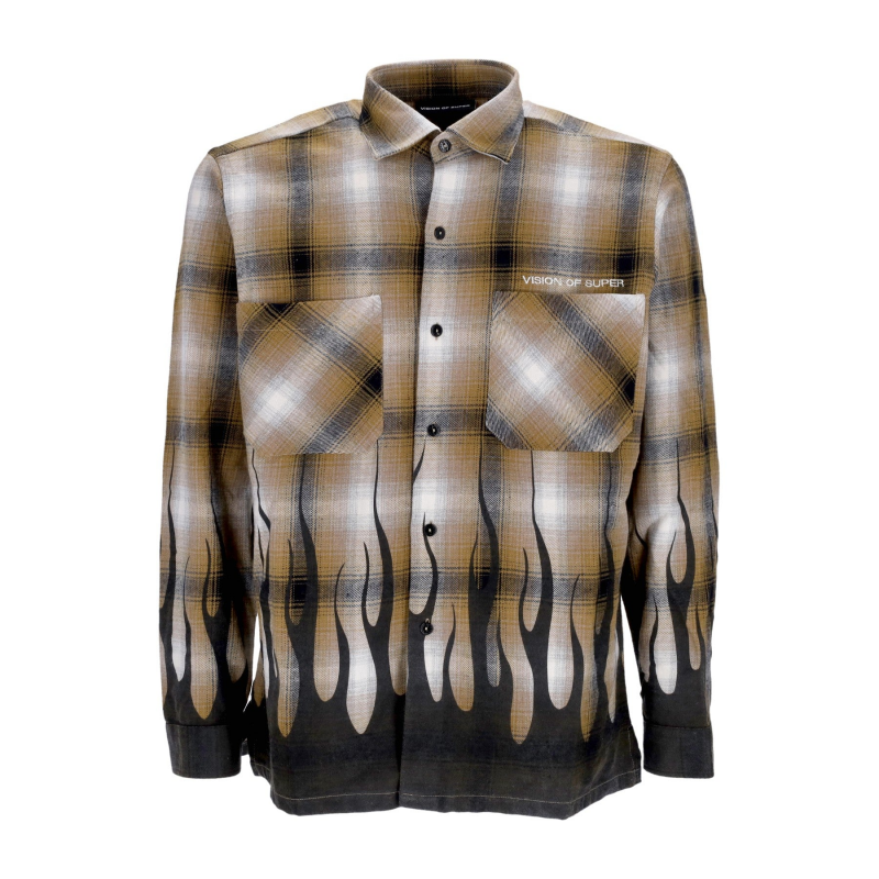 Flames Shirt Plantation Herren-Langarmshirt