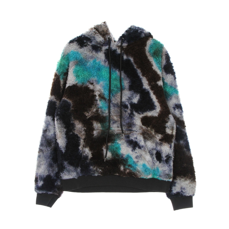 Mehrfarbiger Sherpa-Hoodie fur Herren
