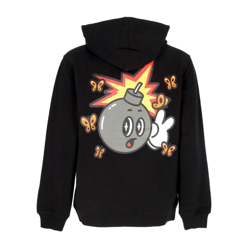 Herren Butterfly Adam Pullover Hoodie Schwarz