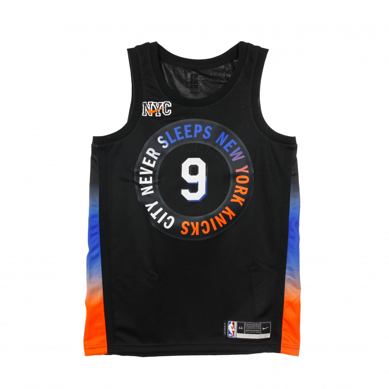 Herren-Basketball-Tanktop Nba Swingman Jersey City Edition 2020 Nr. 9 Rowan Alexander Barrett Neykni Schwarz