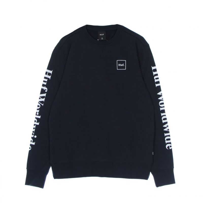 Essentials Domestic Crew Herren-Sweatshirt mit Rundhalsausschnitt, Marineblau, Blazer
