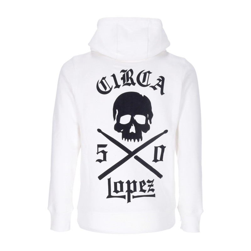 Lopez 50 Zip Hood Herren-Sweatshirt WeiB/Schwarz