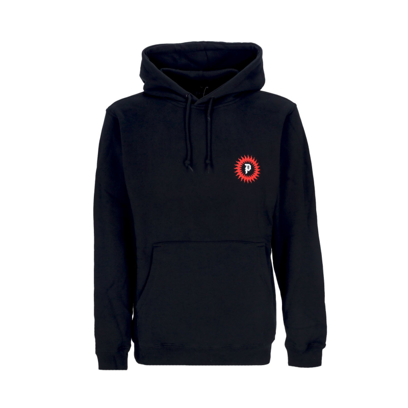 Herren Red Cap Hoodie Schwarz