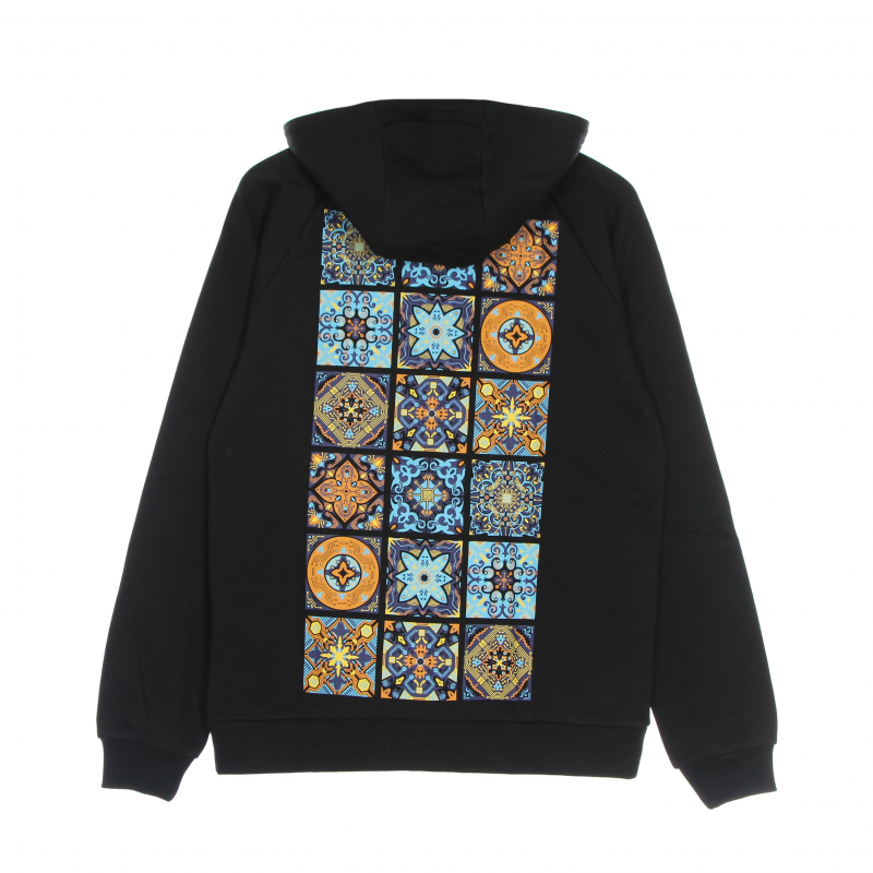 Herren-Kapuzenpullover mit ReiBverschluss, bedrucktes Leiterplatten-Hoodie, Schwarz