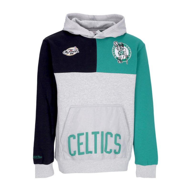 Herren-Hoodie Nba Tie Breaker Fleece-Hoodie Hardwood Classics Boscel Grey Heather/Grun