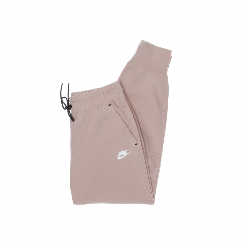 Leichte Trainingshose fur Damen, Sportswear Tech Fleece, Pink Oxford/WeiB