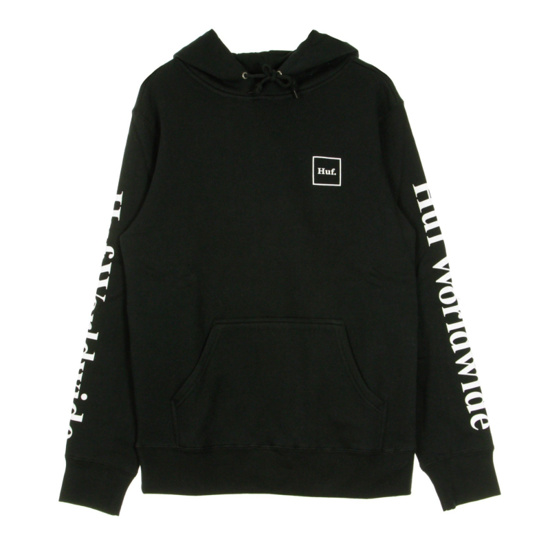 Domestic Herren Kapuzenpullover P/o Hoodie Smu Ita Schwarz