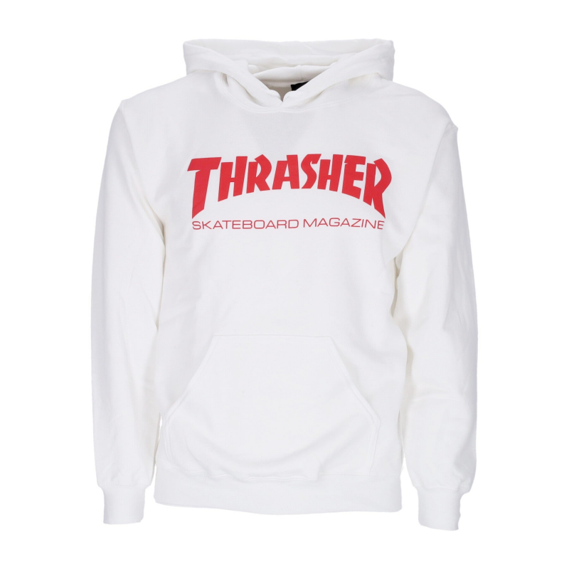 Herren Skatemag Hood WeiB/Rot