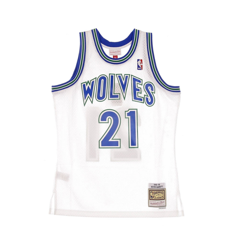 Nba Swingman Jersey Laubholz Classics No.21 Kevin Garnett 1995-96 Mintim Home Original Team Farben