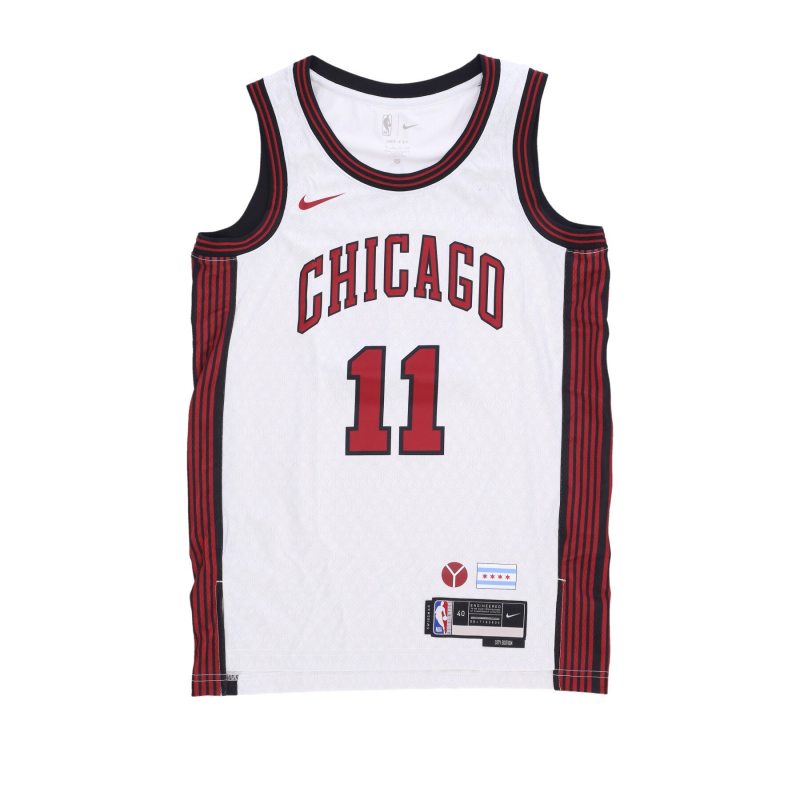 Herren-Basketball-Tanktop NBA City Edition 22 Dri-Fit Swingman-Trikot Nr. 11 Demar Derozan Chibul WeiB