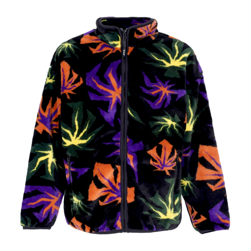 Lowell Herren Teddy Bear Jacquard Sherpa Zip Multi