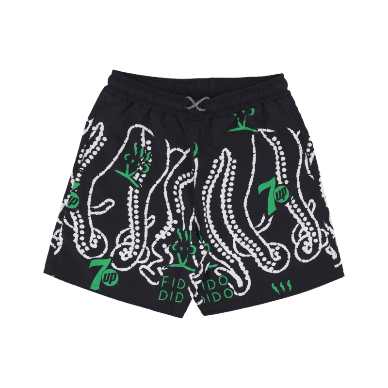 Herren Splashed Boardshort Badeshorts X 7up Schwarz