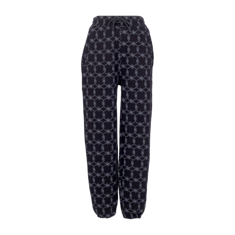 Herren-Jogginghose mit Monogramm-Jogginghose in Schwarz