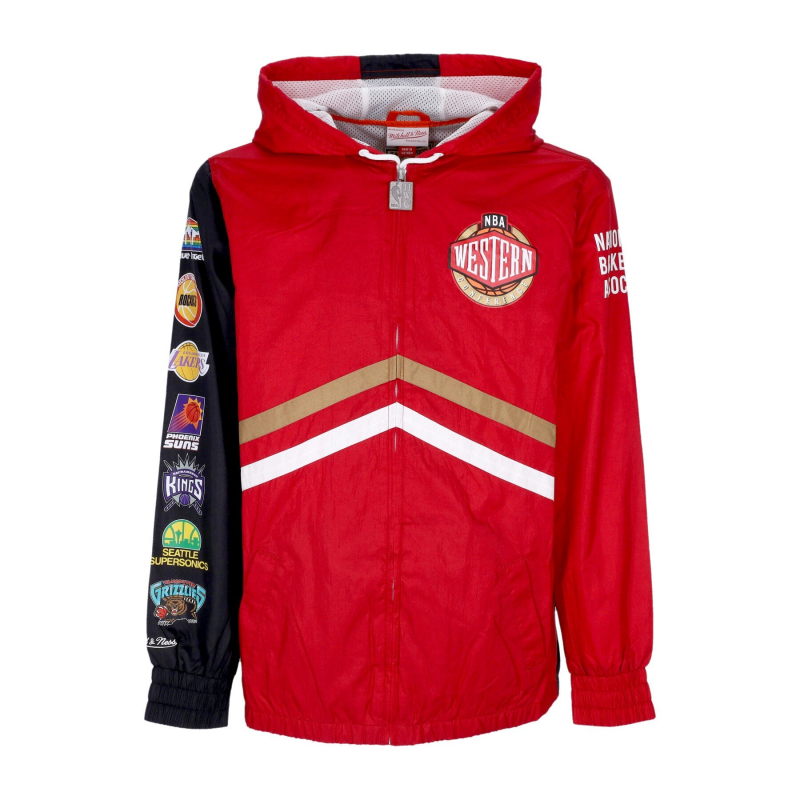 Herren-Windbreaker NBA Undeniable Full Zip Windbreaker Hardwood Classics Team West