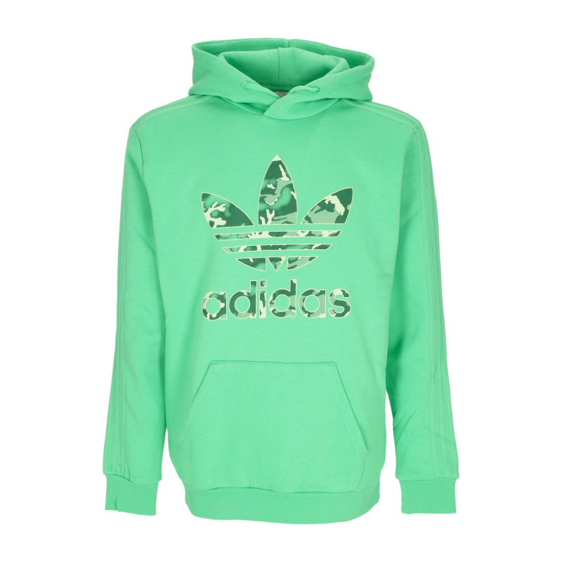 Herren-Hoodie mit Grafik-Camouflage-Fullung, hellgrun