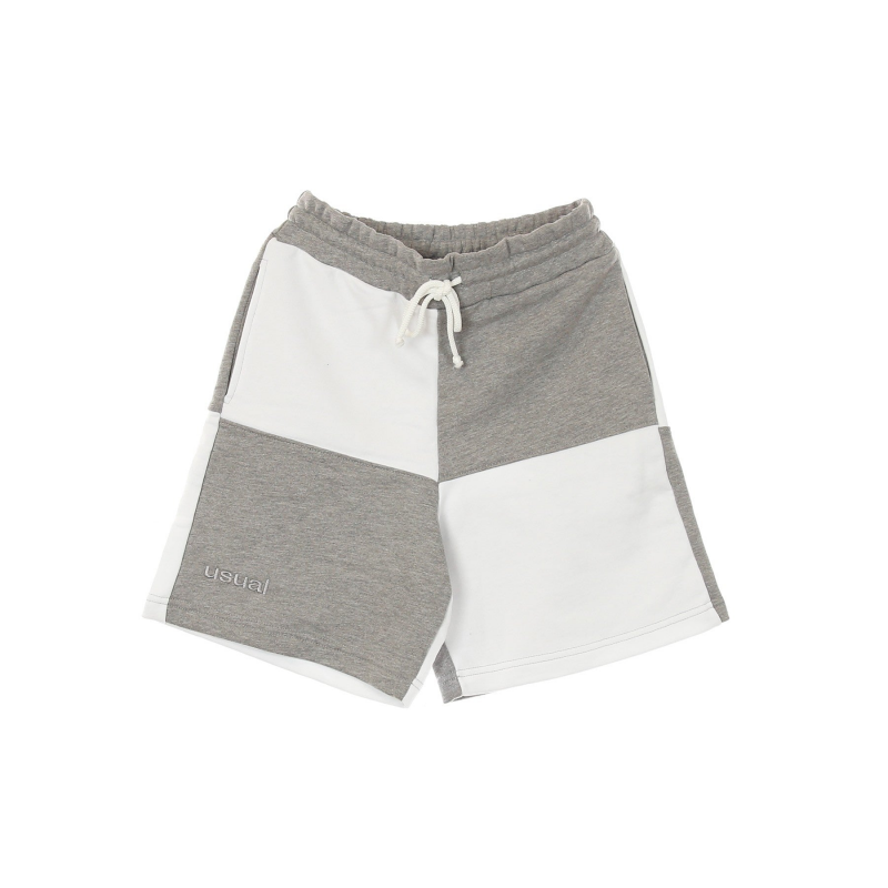 Bigcheck Short Herren-Trainingshose WeiB/Grau