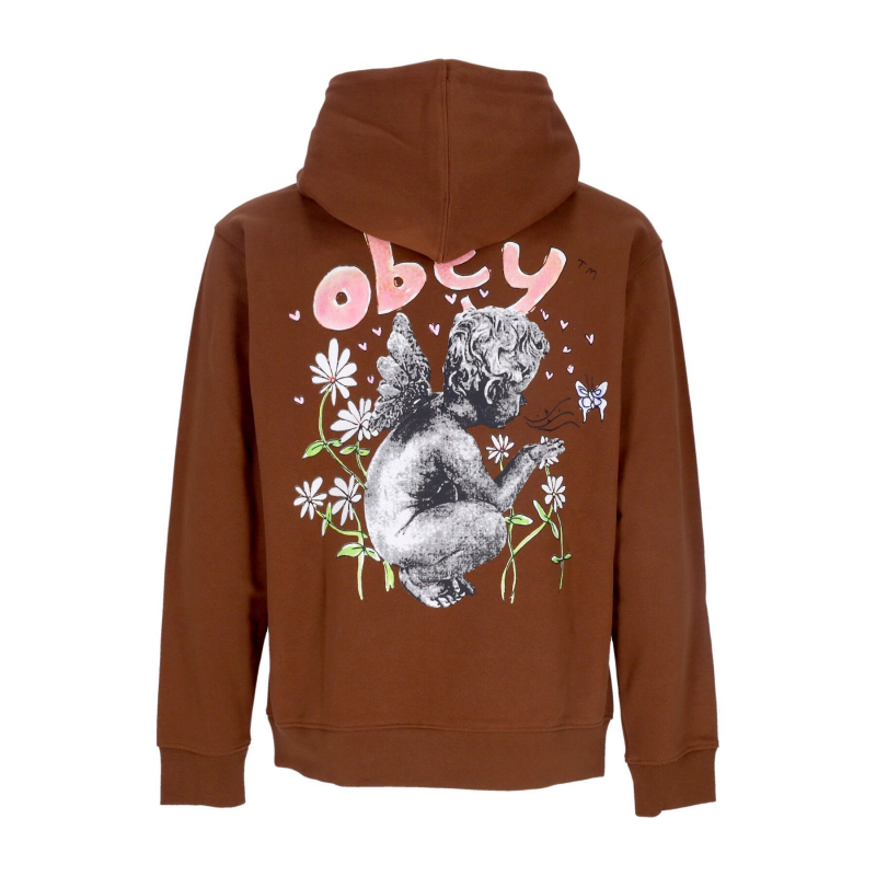 Garden Fairy Premium French Terry Sepia Leichtes Herren-Sweatshirt mit Kapuze