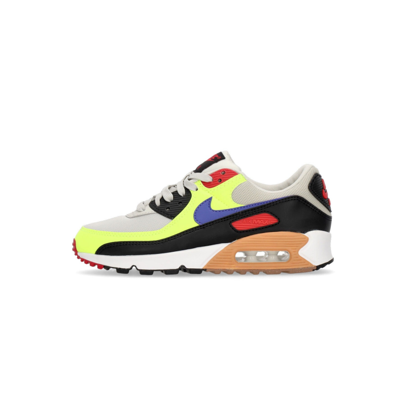 Wmns Air Max 90 Light Bone/lt Ultramarine/volt/black Damen-Halbschuh
