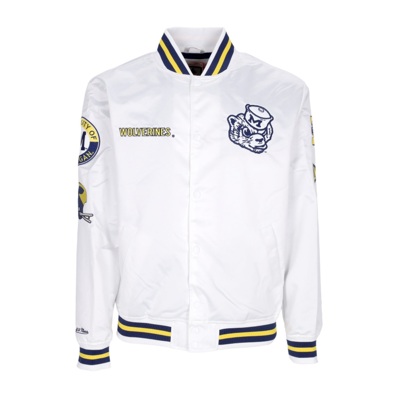 Herren Bomberjacke Ncaa Hometown Lw Satinjacke Micwol