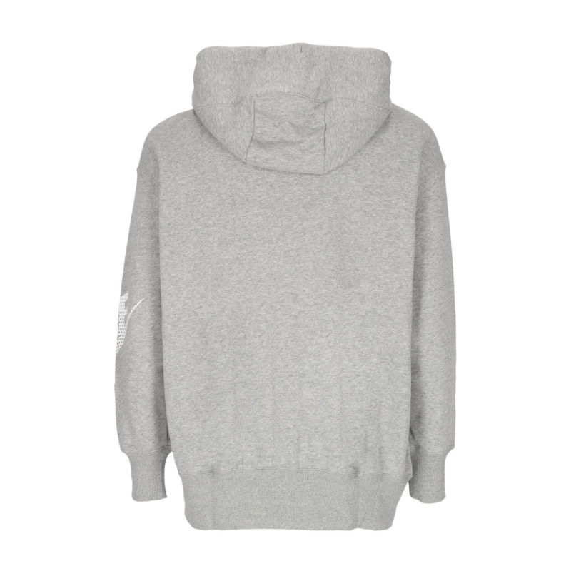 Damen Zip Hoodie Sportswear Dnc Fleece Full-Zip Hoodie Dk Grey Heather