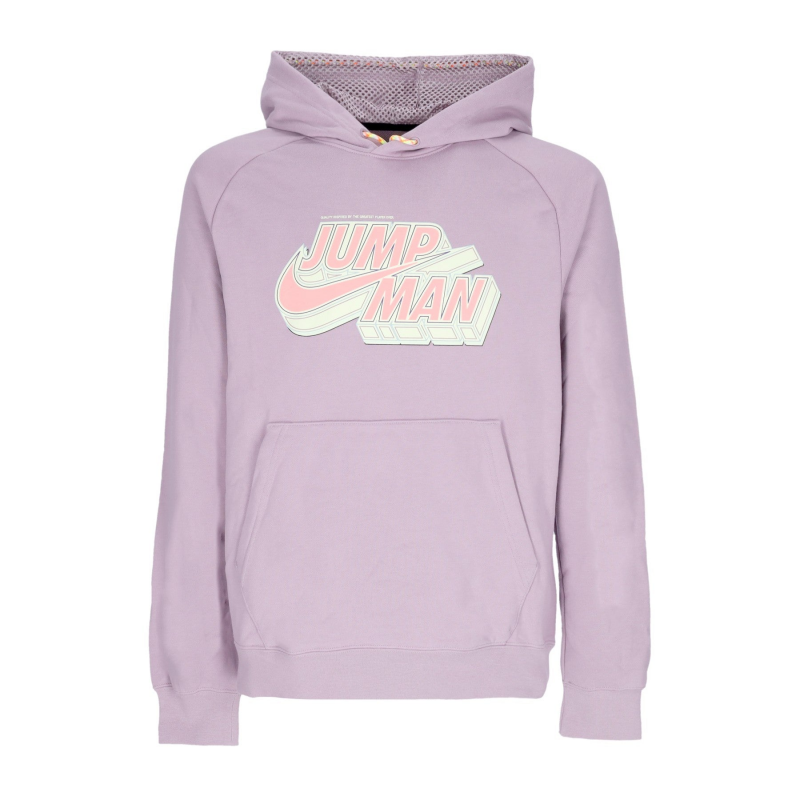 Leichtes Herren-Kapuzenpullover Jumpman Fleece Pullover Hoodie Plum Fog
