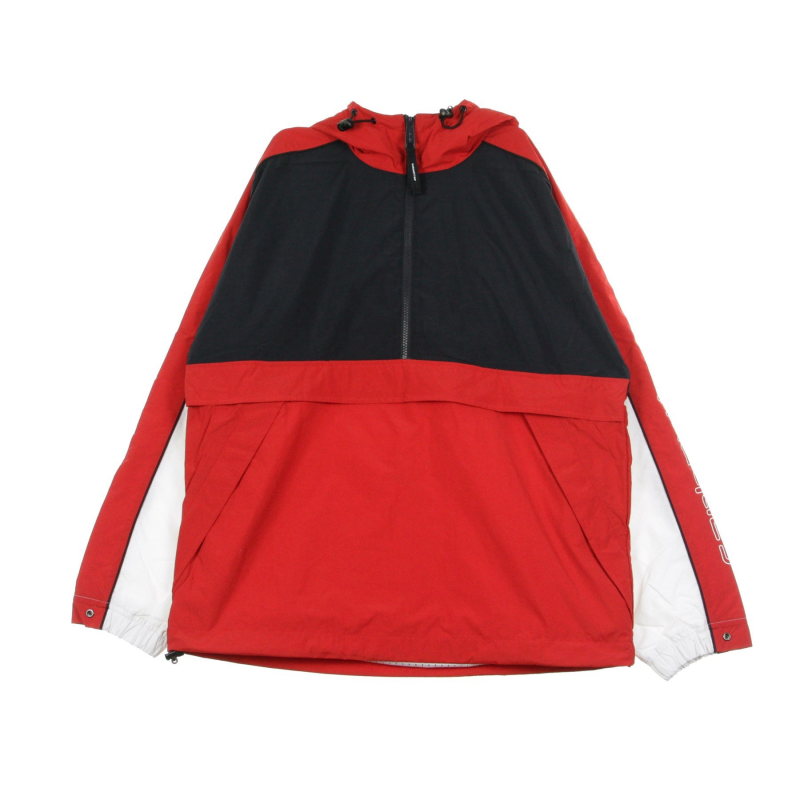 Herren Pullover Windbreaker Terrace Pullover Dunkelblau/Kardinal/WeiB