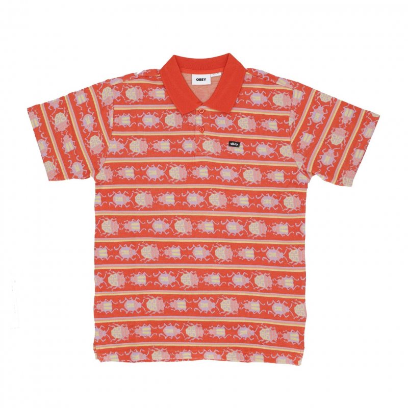 Herren Kurzarm-Polo Bugs Jacquard Polo Roobios Multi