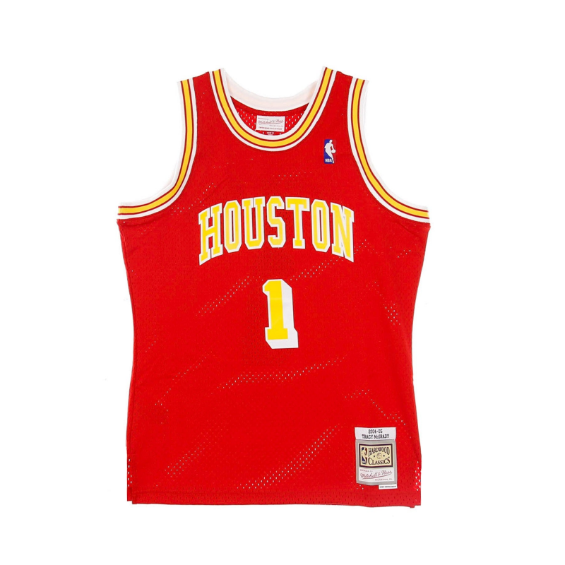 Herren-Basketball-Tanktop Nba Swigman Jersey Hardwood Classics Nr. 1 Tracy Mc Grady 2004–05 Houroc Road Original-Teamfarben