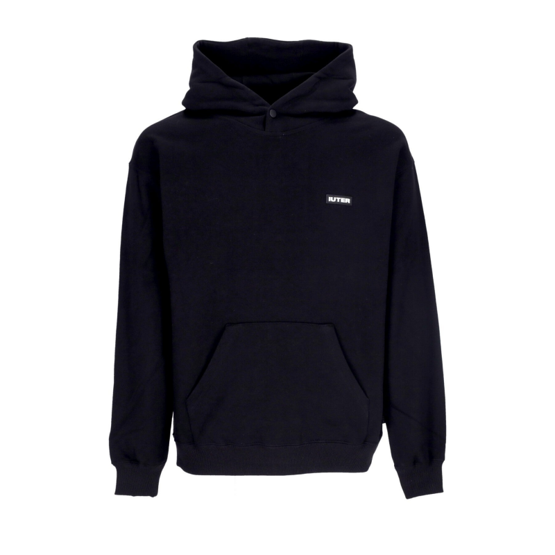 Leichtes Kapuzen-Sweatshirt fur Herren, Familien-Hoodie, Schwarz