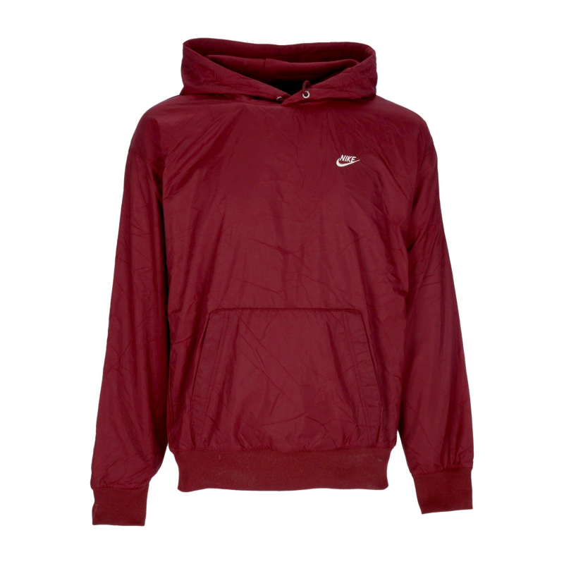 Herren-Sportbekleidungs-Hoodie mit Circa-Futter, wintertauglicher Pullover, dunkle Beetroot/Kokosmilch