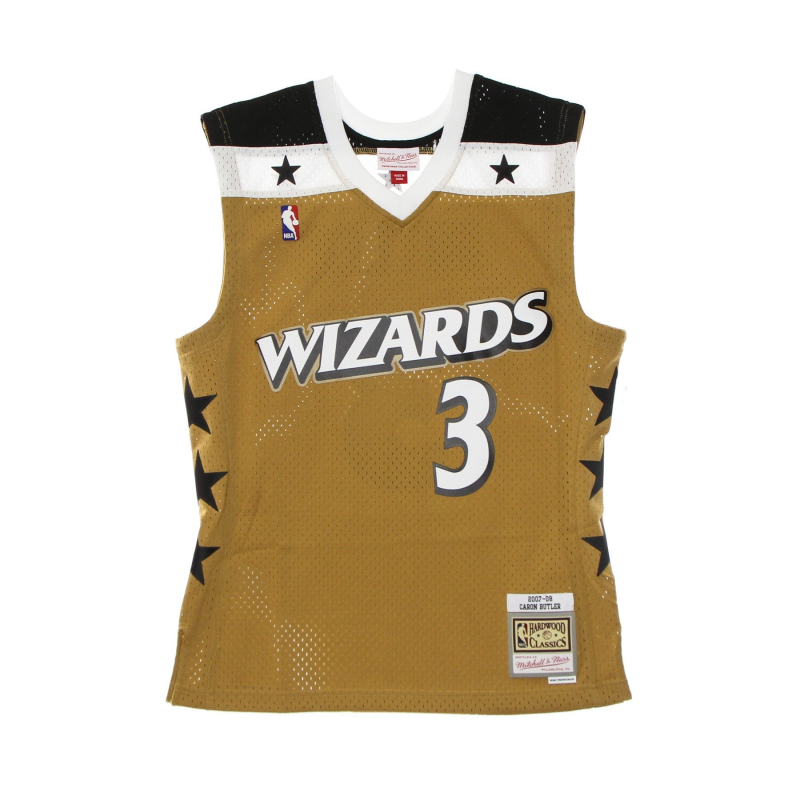 Herren-Basketball-Tanktop Nba Swingman Jersey Hardwood Classics Nr. 3 Caron Butler 2007–08 Waswiz Original-Teamfarben