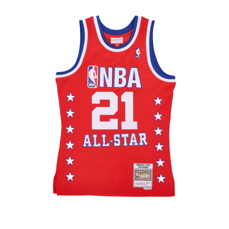 Herren-Basketball-Tanktop NBA Swingman-Trikot Nr. 21 Tim Duncan Team West