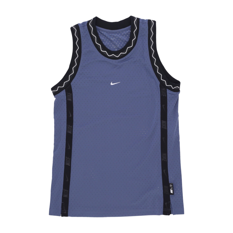Basketball-Typ-Premium-Basketballtrikot fur Herren in diffusem Blau/WeiB