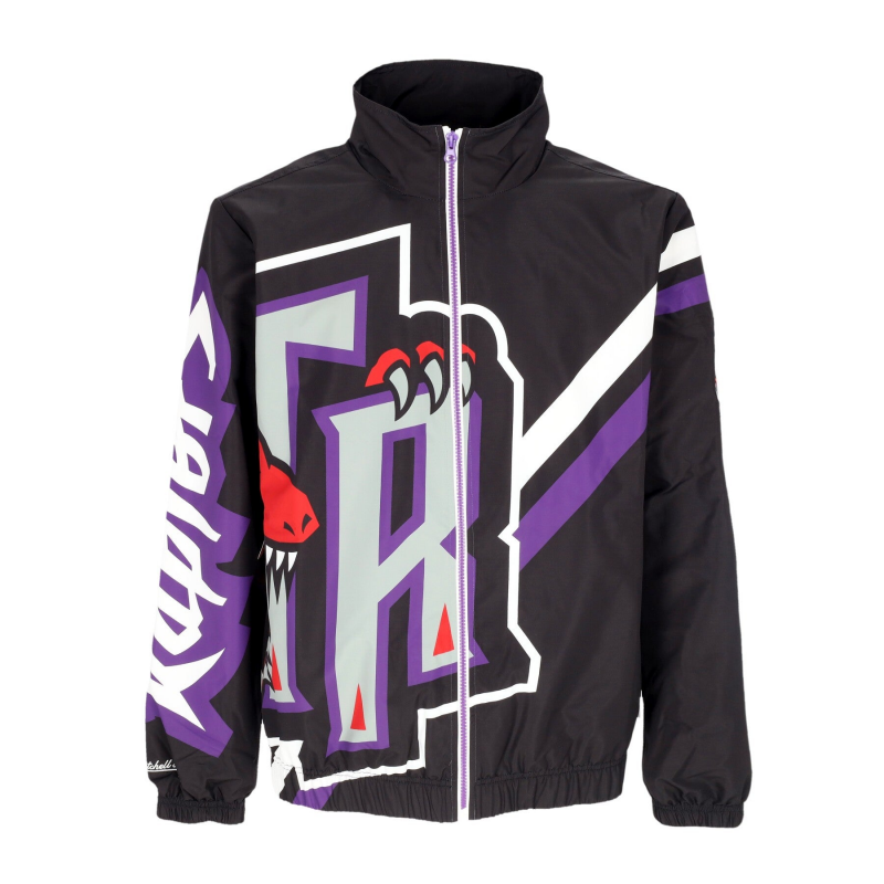 Herren-Windbreaker Nba Exploded Logo Aufwarmjacke Hardwood Classics Torrap Schwarz