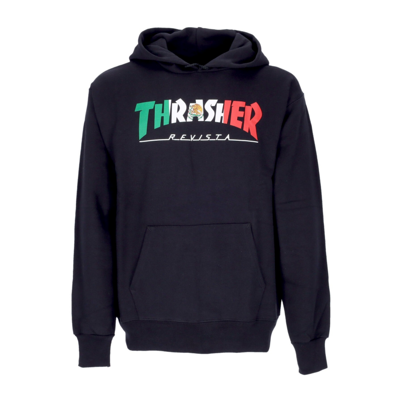 Herren Kapuzenpullover Mexiko Kapuzenpullover Schwarz